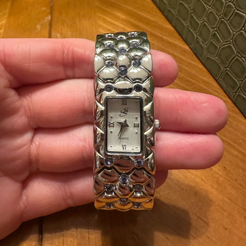Stainless Steel Suzanne Somers Watch